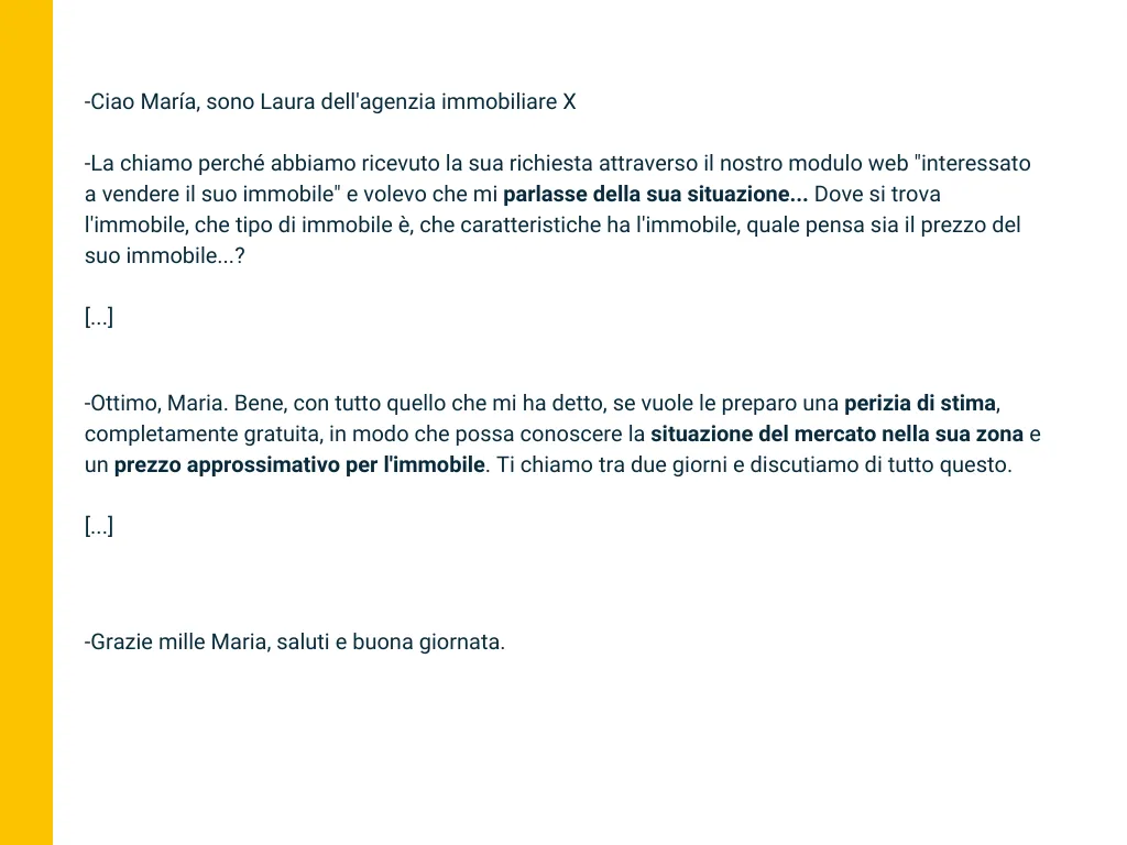 Llamada 1 Italiano