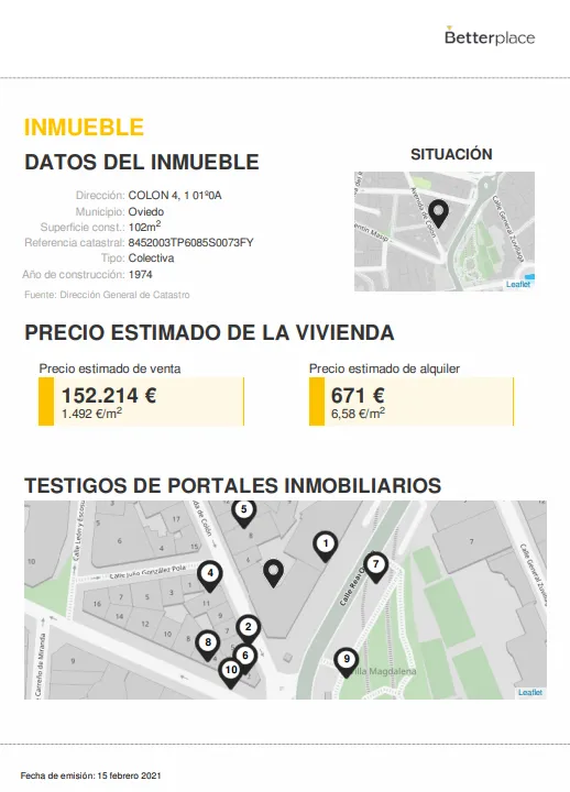 Avaliador Automático Betterplace Angariação Imóvel