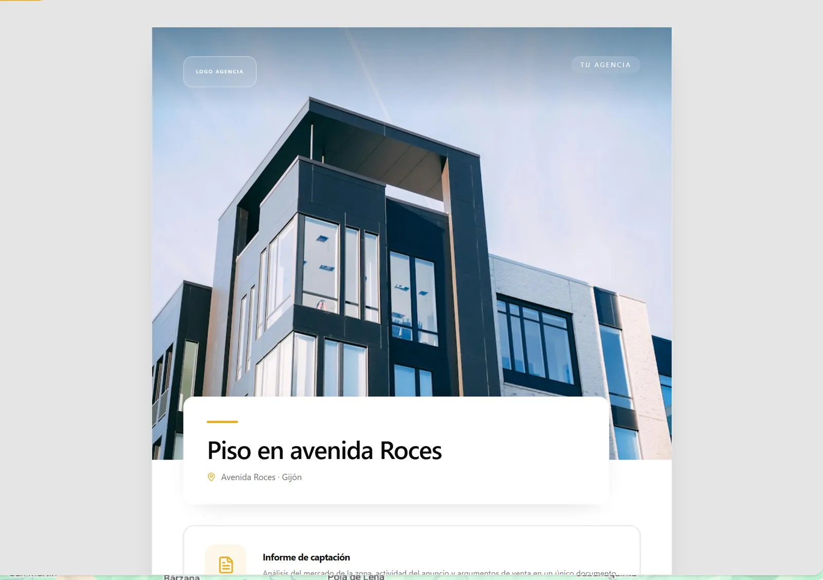 Owner report: Betterplace interface with sample data