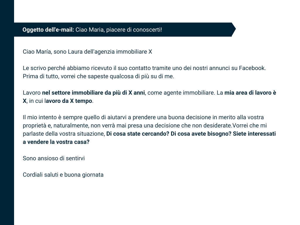 Email 1 Italiano